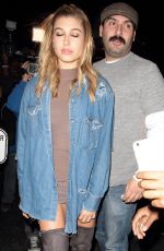HAILEY BALDWIN Arrives at Katsuya to Celebrates Her Birthday 11/22/2015