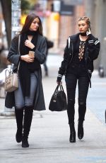 HAILEY BALDWIN Out and About in New York 11/18/2015
