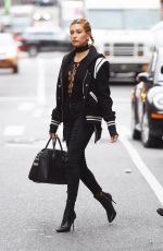 HAILEY BALDWIN Out and About in New York 11/18/2015
