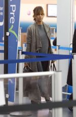 HALLE BERRY Arrives at JFK Airport in New York 11/19/2015