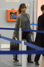 HALLE BERRY Arrives at JFK Airport in New York 11/19/2015