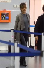 HALLE BERRY Arrives at JFK Airport in New York 11/19/2015