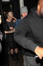 HALSEY and Justin Bieber Leaves His American Music Awards After Party 11/22/2015