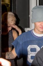 HALSEY and Justin Bieber Leaves His American Music Awards After Party 11/22/2015
