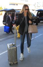 HANNAH DAVIS at LAX Airport in Los Angeles 11/12/2015