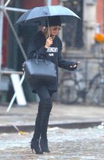 HAULEY BALDWIN Out in New York 10/28/2015