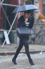 HAULEY BALDWIN Out in New York 10/28/2015