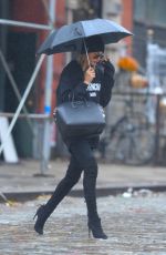 HAULEY BALDWIN Out in New York 10/28/2015