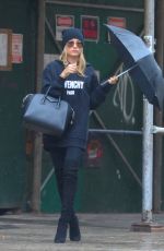 HAULEY BALDWIN Out in New York 10/28/2015