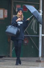 HAULEY BALDWIN Out in New York 10/28/2015