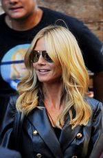 HEIDI KLUM Leaves Her Boyfriends House in West Village 10/30/2015