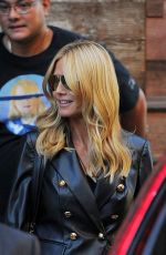 HEIDI KLUM Leaves Her Boyfriends House in West Village 10/30/2015