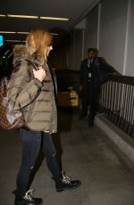 HEIDI KLUM Leaves LAX Airport in Los Angeles 11/27/2015