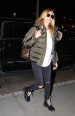 HEIDI KLUM Leaves LAX Airport in Los Angeles 11/27/2015