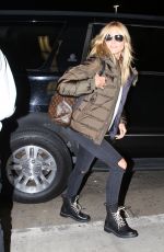 HEIDI KLUM Leaves LAX Airport in Los Angeles 11/27/2015