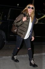 HEIDI KLUM Leaves LAX Airport in Los Angeles 11/27/2015