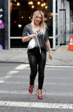 HILARY DUFF on the Set of Younger in New York 11/05/2015