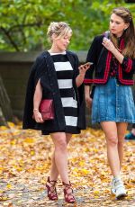 HILARY DUFF on the Set of Younger in New York 11/07/2015