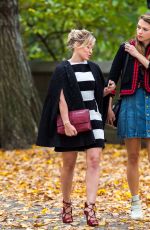 HILARY DUFF on the Set of Younger in New York 11/07/2015