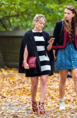 HILARY DUFF on the Set of Younger in New York 11/07/2015