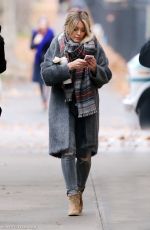HILARY DUFF on the Set of Younger in New York 11/19/2015
