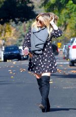 HILARY DUFF Out in New York 11/26/2015