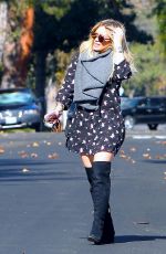 HILARY DUFF Out in New York 11/26/2015