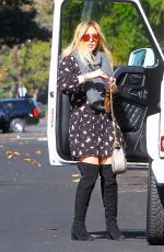 HILARY DUFF Out in New York 11/26/2015