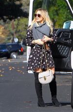 HILARY DUFF Out in New York 11/26/2015