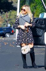 HILARY DUFF Out in New York 11/26/2015