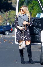 HILARY DUFF Out in New York 11/26/2015