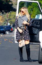 HILARY DUFF Out in New York 11/26/2015