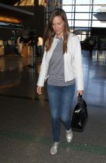 HILARY SWANK at LAX Airport in Los Angeles 11/10/2015
