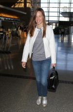 HILARY SWANK at LAX Airport in Los Angeles 11/10/2015