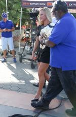 HOLLY HOLM Takes Her UFC Championship Belt at Extra in Los Angeles 11/19/15