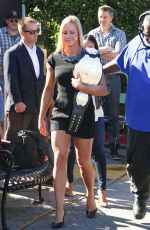 HOLLY HOLM Takes Her UFC Championship Belt at Extra in Los Angeles 11/19/15