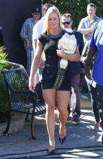 HOLLY HOLM Takes Her UFC Championship Belt at Extra in Los Angeles 11/19/15