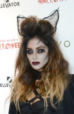 NICOLE SCHERZINGER at Heidi Klum Halloween Party in New York 10/31/2015