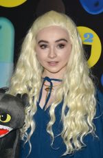 SABRINA CARPENTER at Just Jared Halloween Party in Hollywood 10/31/2015