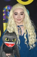 SABRINA CARPENTER at Just Jared Halloween Party in Hollywood 10/31/2015