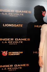 JENNIFER LAWRENCE at The Hunger Games: Mockingjay, Part 2 Premiere in Paris 11/09/2015