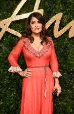 SALMA HAYEK at 2015 British Fashion Awards in London 11/23/2015