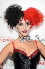 JESSICA LOWNDES at Heidi Klum Halloween Party in New York 10/31/2015