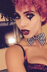 JESSICA LOWNDES at Heidi Klum Halloween Party in New York 10/31/2015