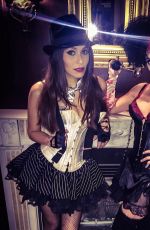 JESSICA LOWNDES at Heidi Klum Halloween Party in New York 10/31/2015