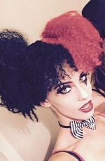 JESSICA LOWNDES at Heidi Klum Halloween Party in New York 10/31/2015