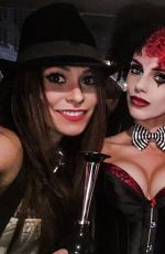 JESSICA LOWNDES at Heidi Klum Halloween Party in New York 10/31/2015
