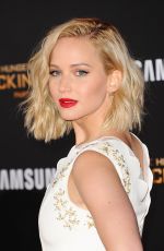 JENNIFER LAWRENCE at The Hunger Games: Mockingjay, Part 2 Premiere in Los Angeles 11/16/2015