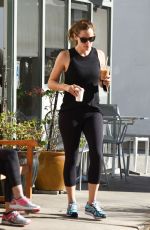 JENNIFER GARNER in Tights at a Gym in Hollywood 10/31/2015