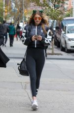 GIGI HADID Out and About in New York 10/31/2015